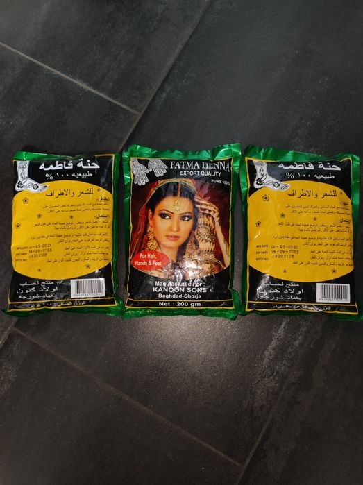 Хна для волосся, рук та ніг (тимчасове тату)