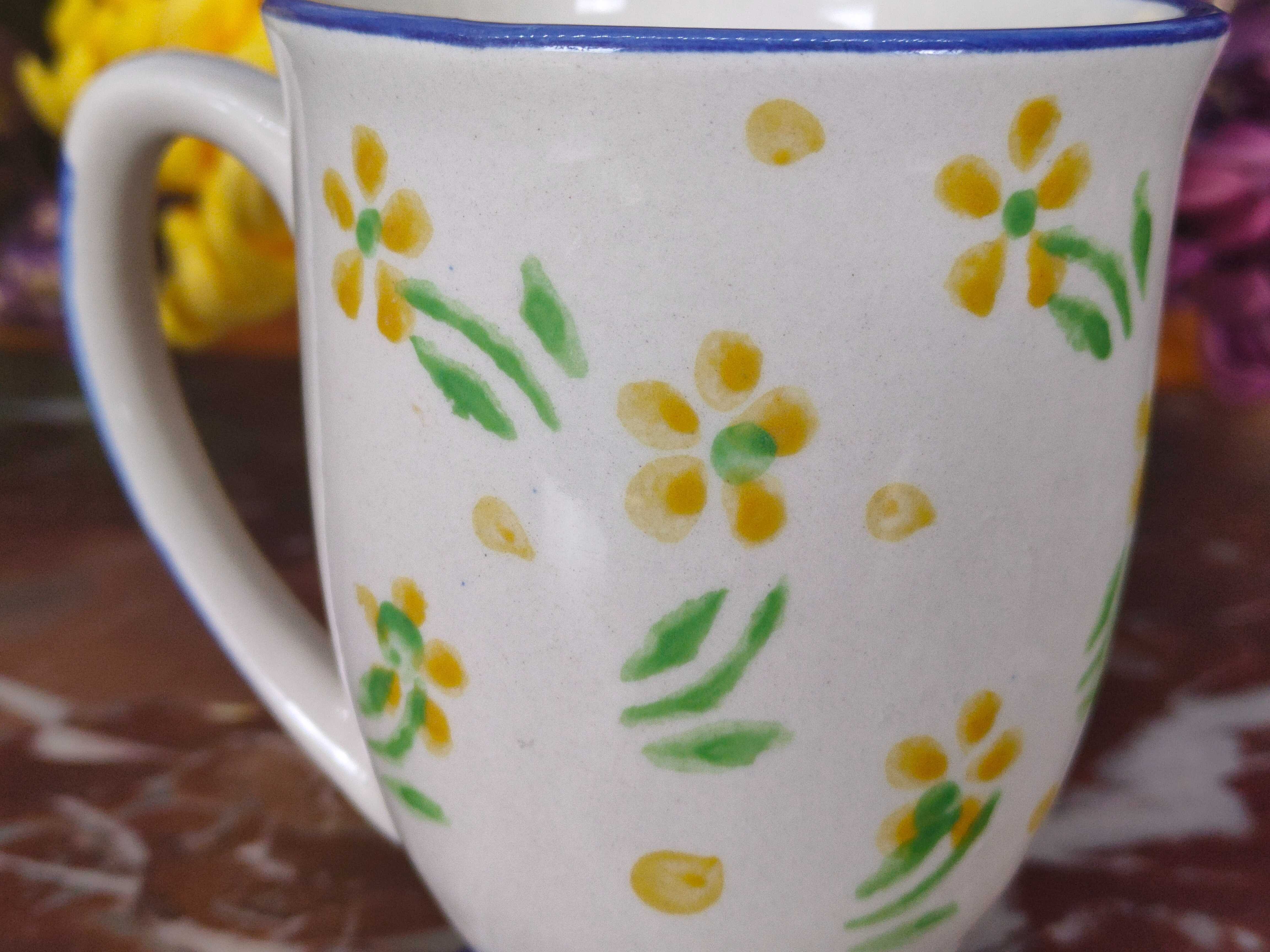 Ładny ceramiczny kubek à la Bolesławiec - 320 ml #2