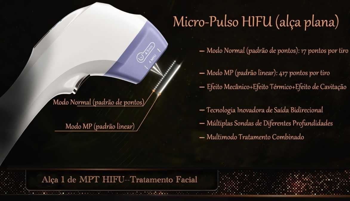 Máquina anti rugas HIFU Tridimensional