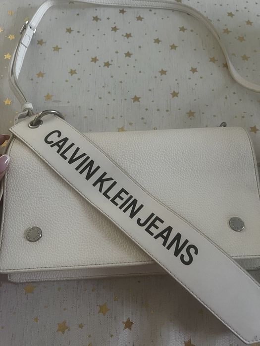 Torebka biala Calvin Klein