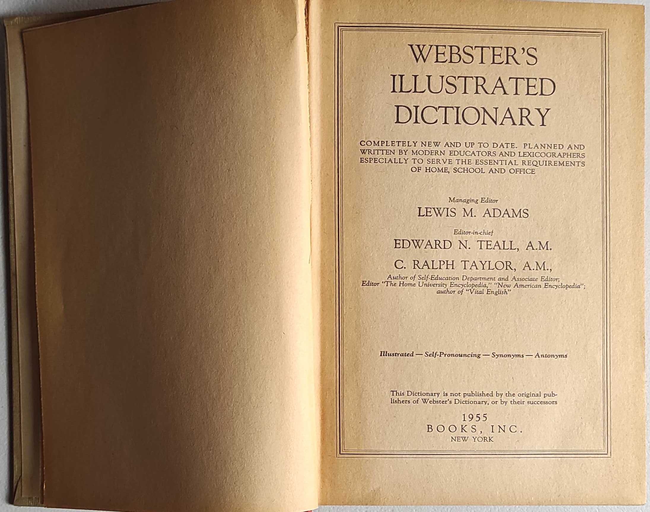 E2 - Dicionário - Webster´s Illustrated Dictionary