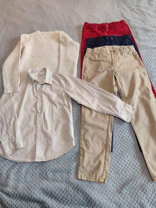 Paka zestaw ubrań chłopiec 128 h&m