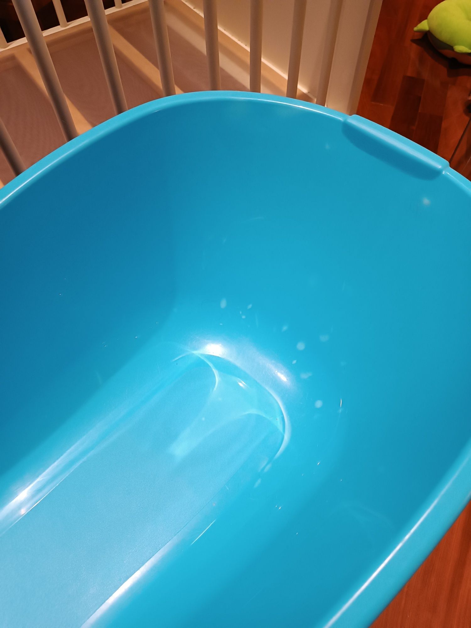 Banheira de plástico bebé azul