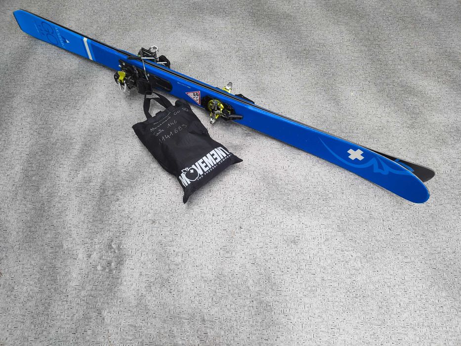 Dobre, niskie skitoury MOVEMENT GO 146 cm + Piny DYNAFIT i foki