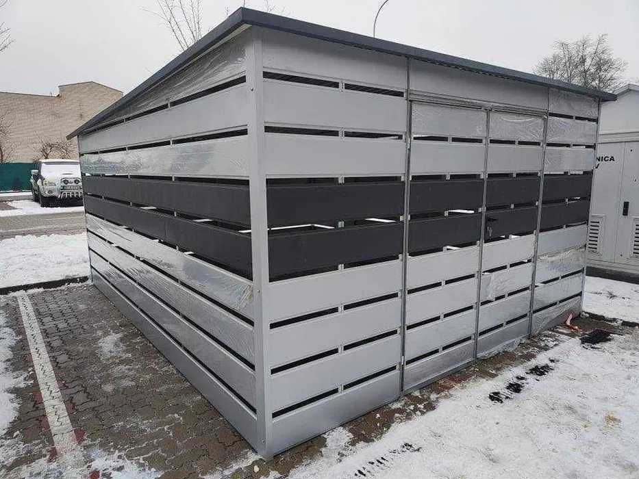 GRAFIT/Wiata śmietnikowa – Altana na śmieci/Garaż Blaszany – Maj-Blach