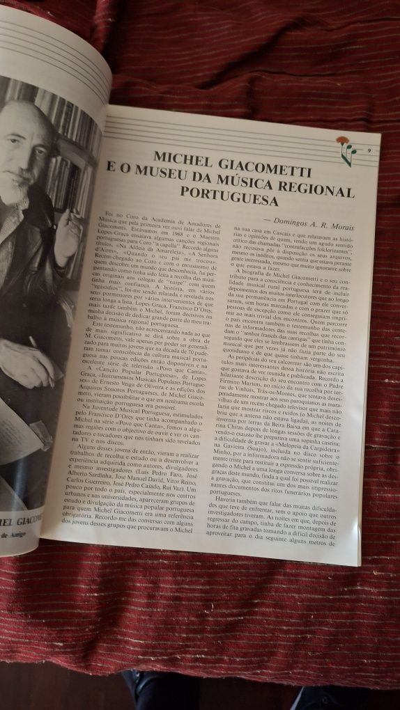 José Afonso zeca revista 1991 festival Amadora Giacometti carlos pared