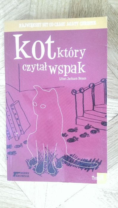 Książka KOT, który czytał wspak.