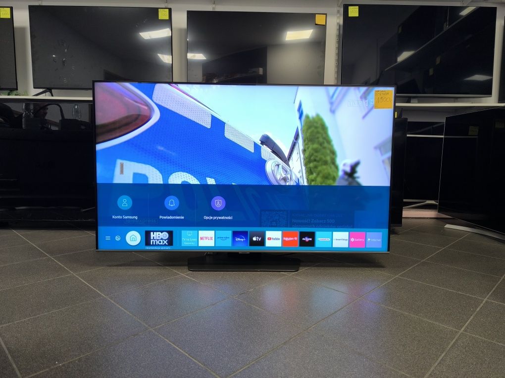 Nowy Samsung QLED 55 cali 4K UHD 120Hz hdr Smart WiFi DVB-T2 55Q74T gw