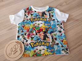 Koszulka T-shirt Pokemon Pikachu 110 bawełniana