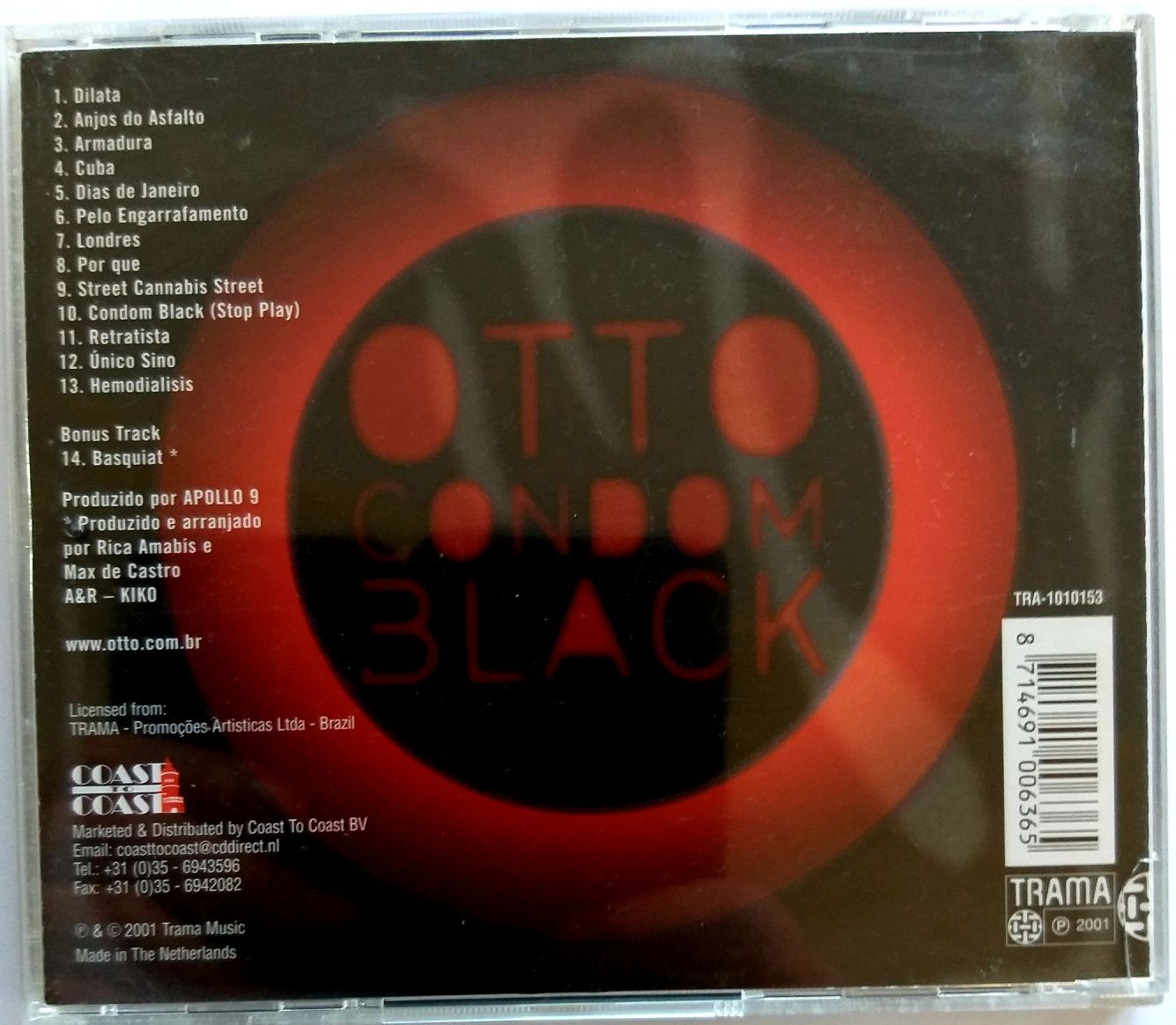 Otto Condom Black 2001r