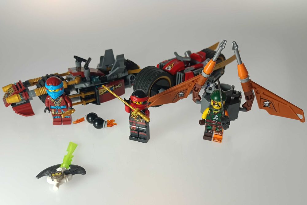 LEGO Ninjago 70600 Pościg na motocyklu 100% KOMPLETNY