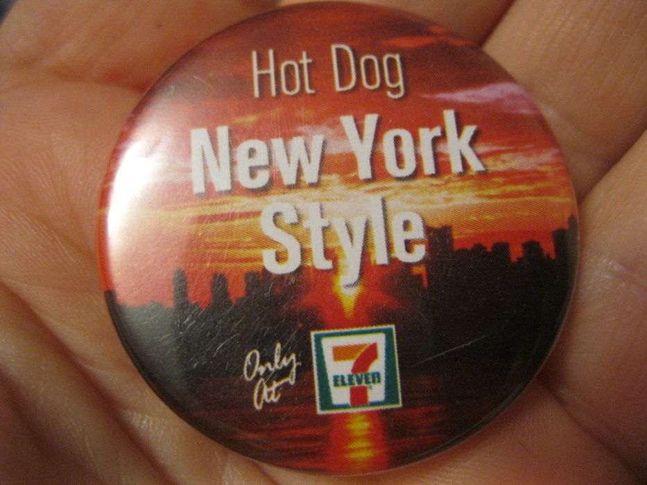 ЗНАЧОК набор 3шт сша chicago San diego New york hot dog металл брошь