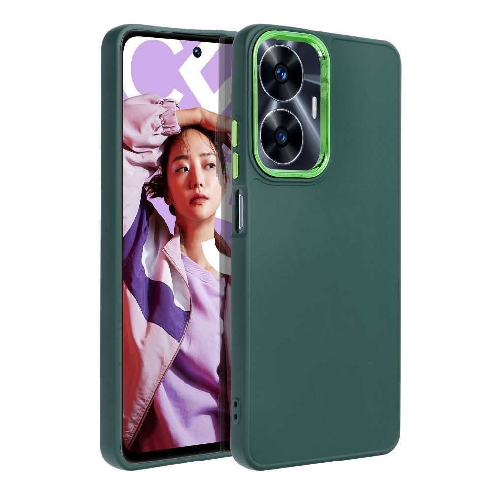 Etui Frame do Realme C55 Green