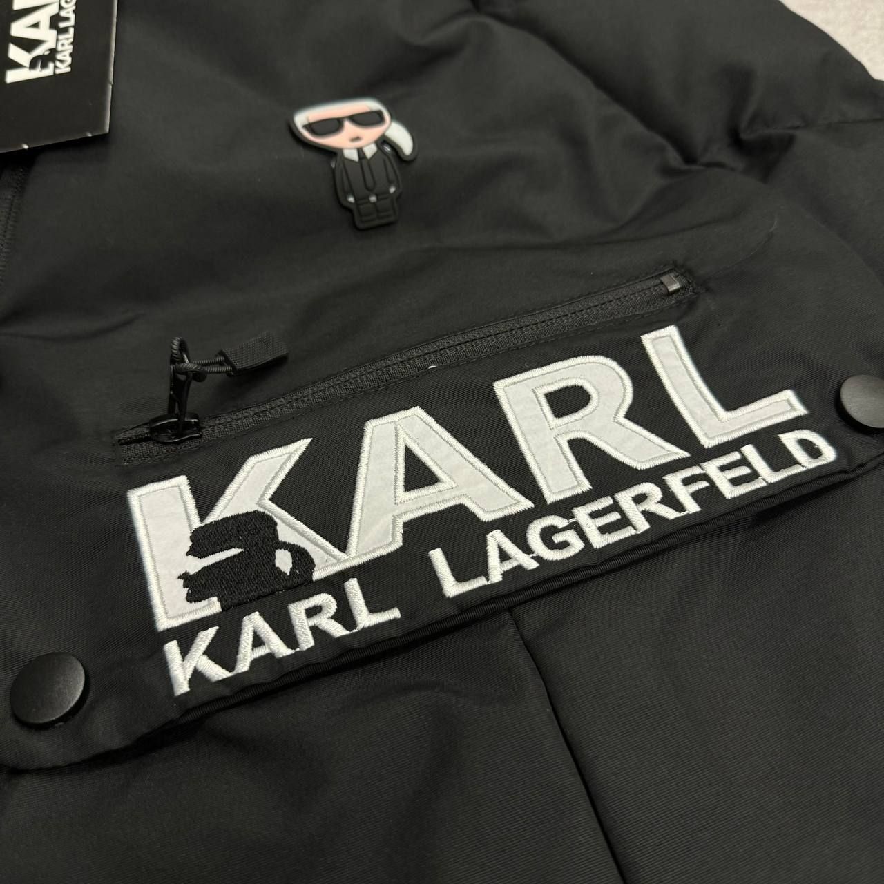 ТОТАЛЬНАЯ РАСПРОДАЖА! Мужская жилетка Karl Lagerfeld черная бежевая то