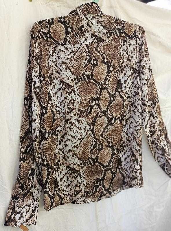 Крута сорочка зміїний принт Snake Print m-l