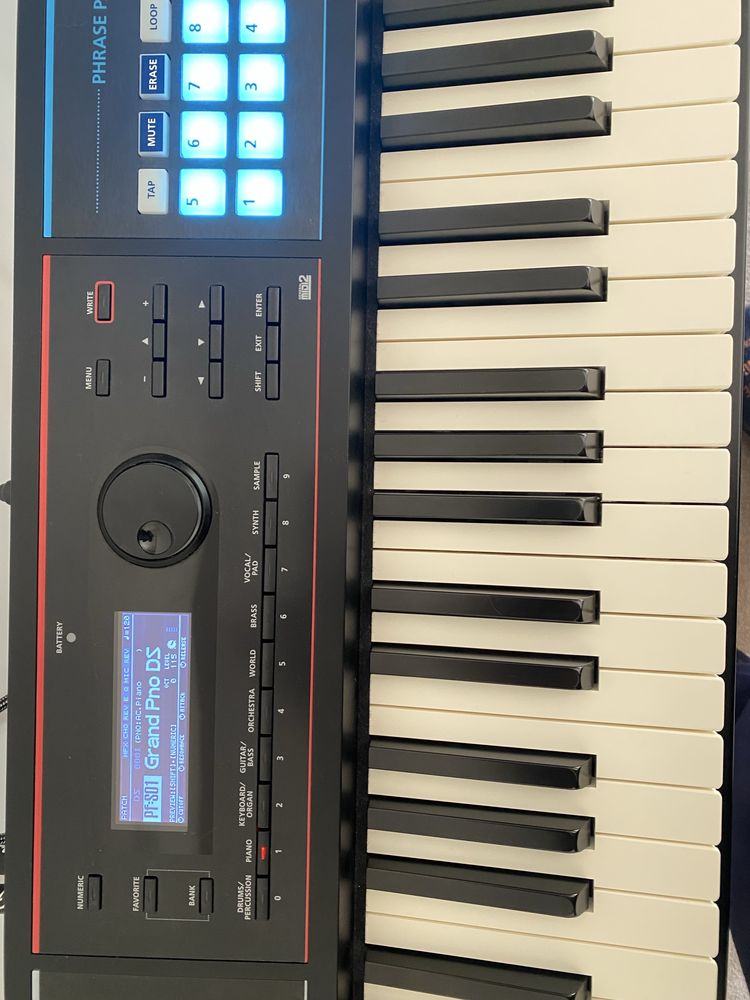 Pano roland juno-ds 88 teclas