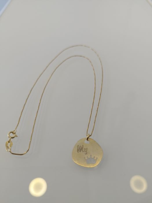 Fio dourado em prata 925