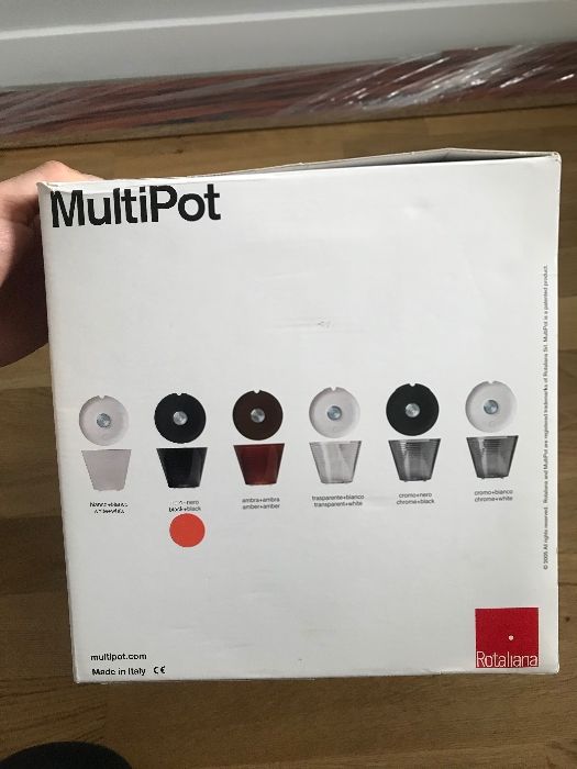Nowa lampa wielofunkcyjna Multipot Rotaliana - czarna