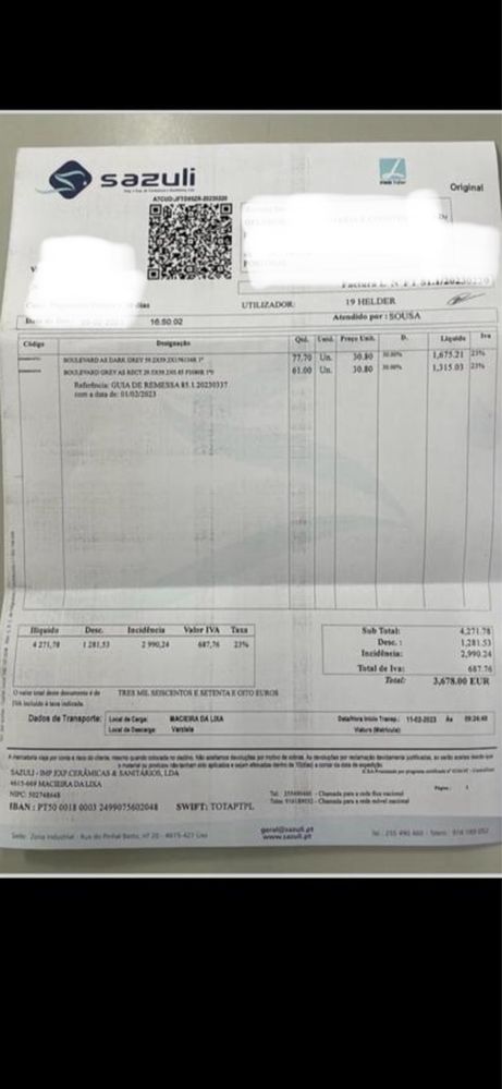 Tijoleira para extrior pavimenti  nova