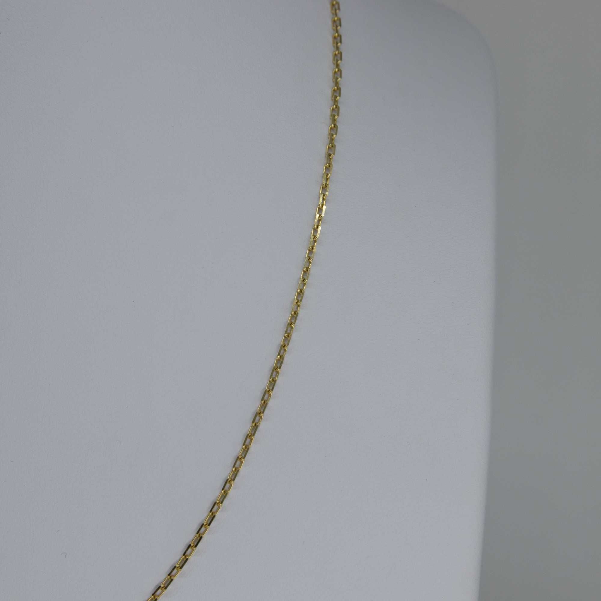 Złoty łańcuszek 585 3,66gram 50cm Ankier Nowy WYSYŁKA GRATIS