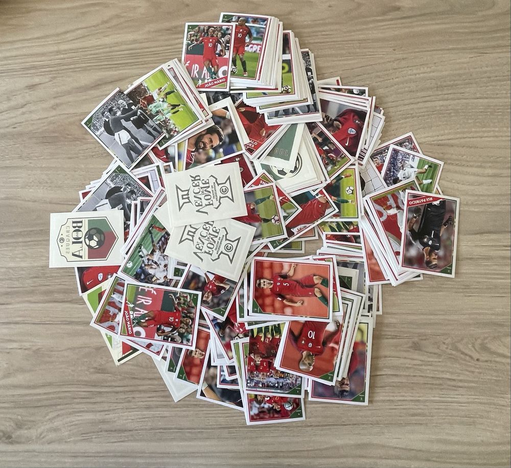 Cromos Força de Vencer Portugal Panini