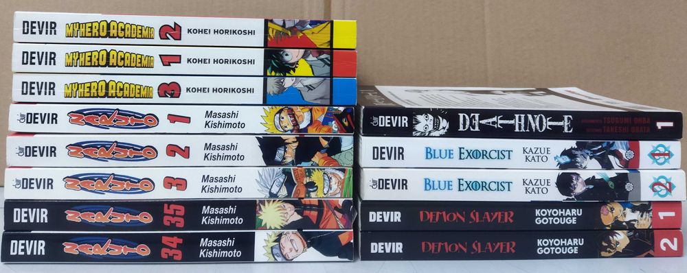 Manga. Dezenas de títulos a 6€ a Unidade. Como Novos