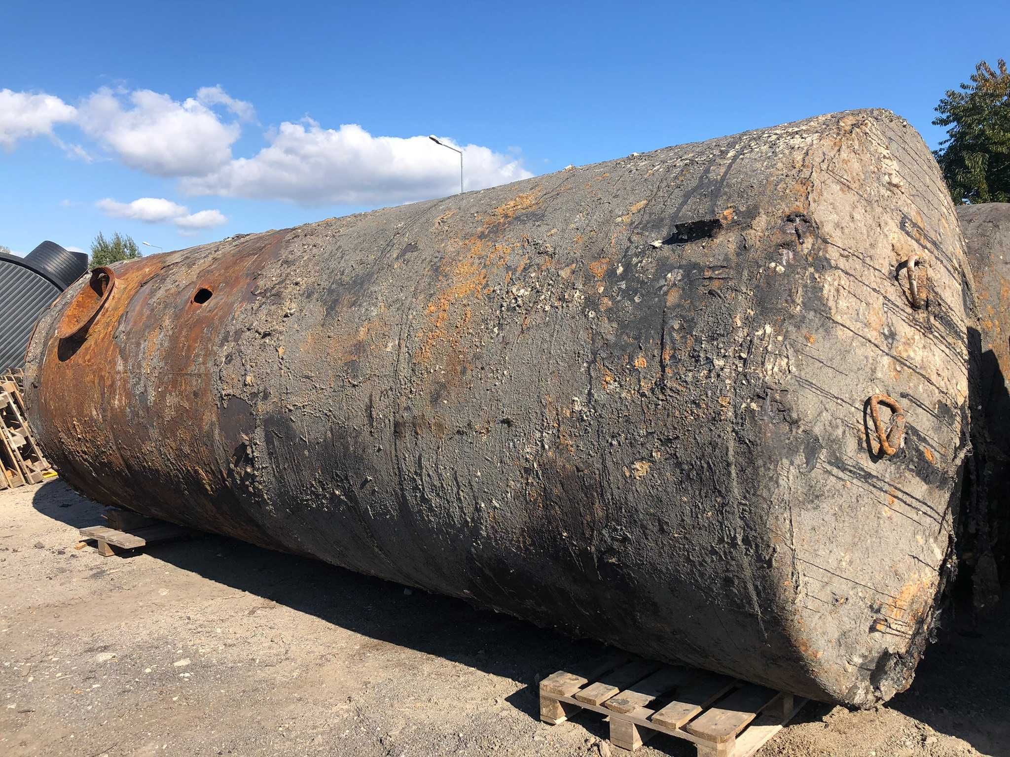 Zbiornik stalowy 25m3 - 25000l- 25 000l - na wodę, szambo, deszczówkę