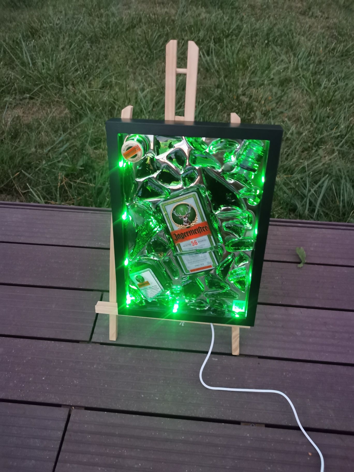Obraz LED  "klasyczny" Jagermeister NOWOCZESNY DESIGN!
