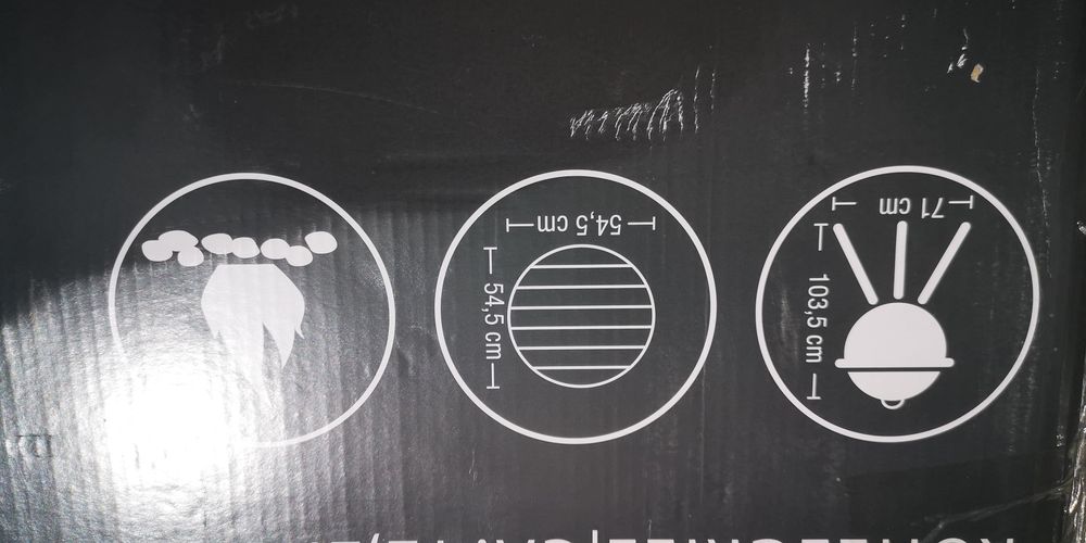 NOWY Grill węglowy z pokrywą