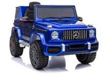 Mercedes G63 Lakierowany Auto na akumulator PILOT, EVA, USB, Ekoskóra