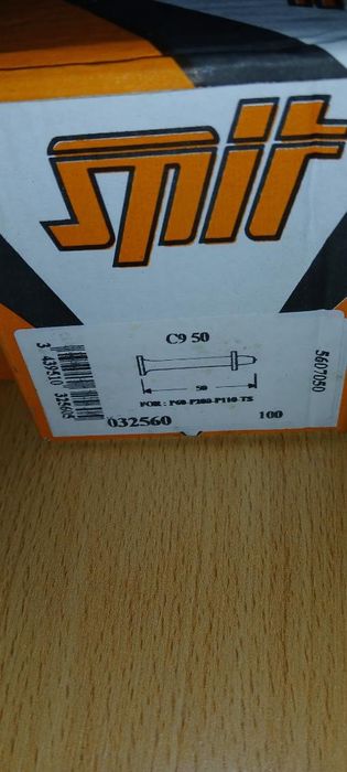 SPIT 032560 C9 50 - Gwoździe kołki pojedyncze C9 - Podłoża betonowe
