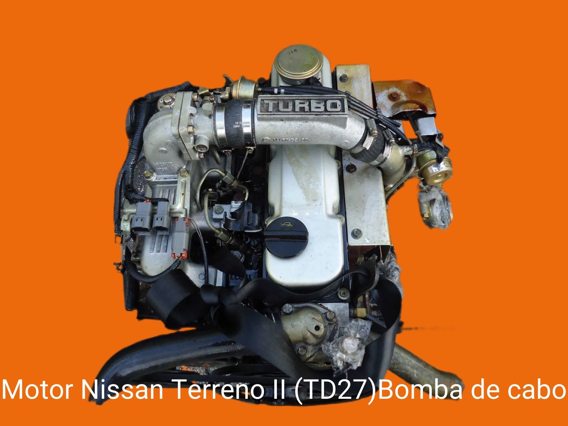 Motor Nissan Terreno II (TD27) Bomba de Cabo