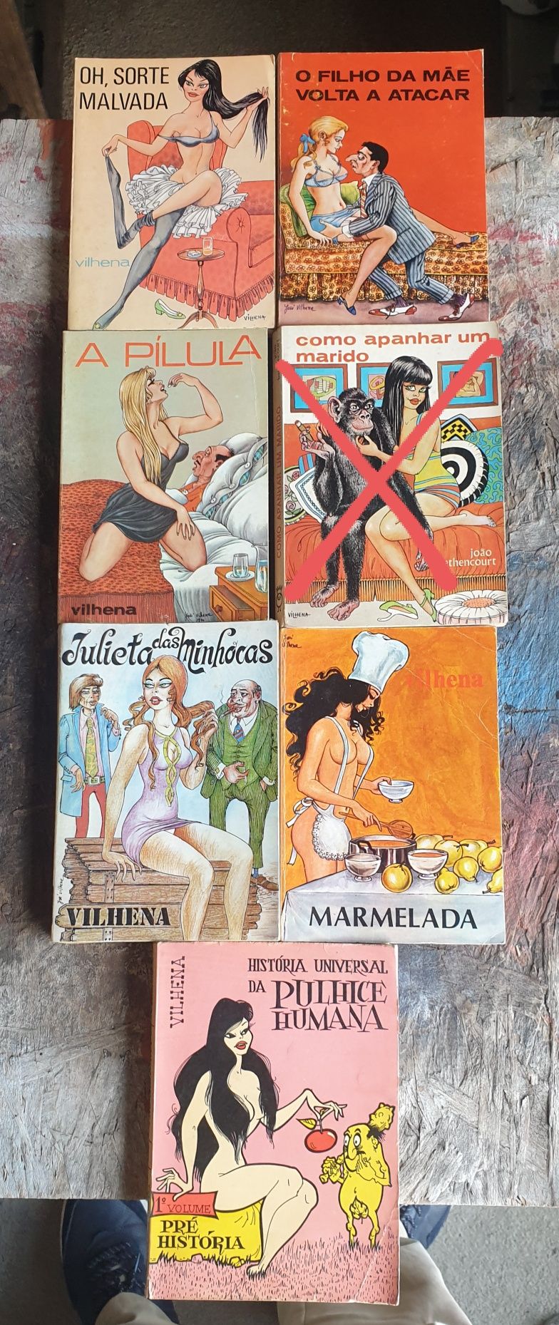 Livros antigos da Vilhena