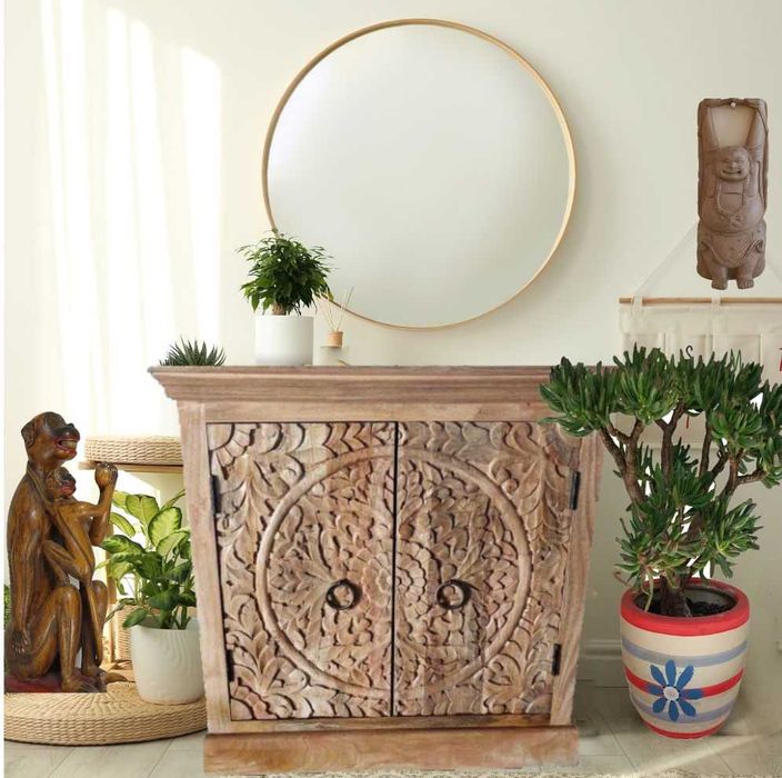 Komoda indyjska z litego drewna mango. indyjskiemeblekolonialne.