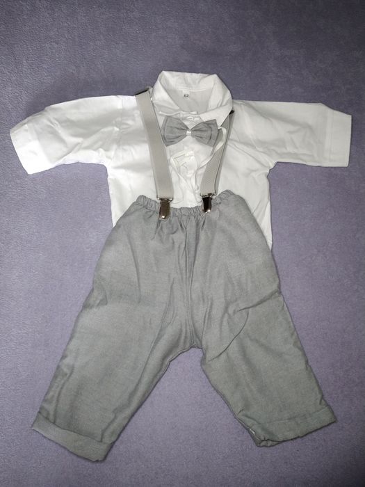 Chłopięce Ubranko do chrztu r.62