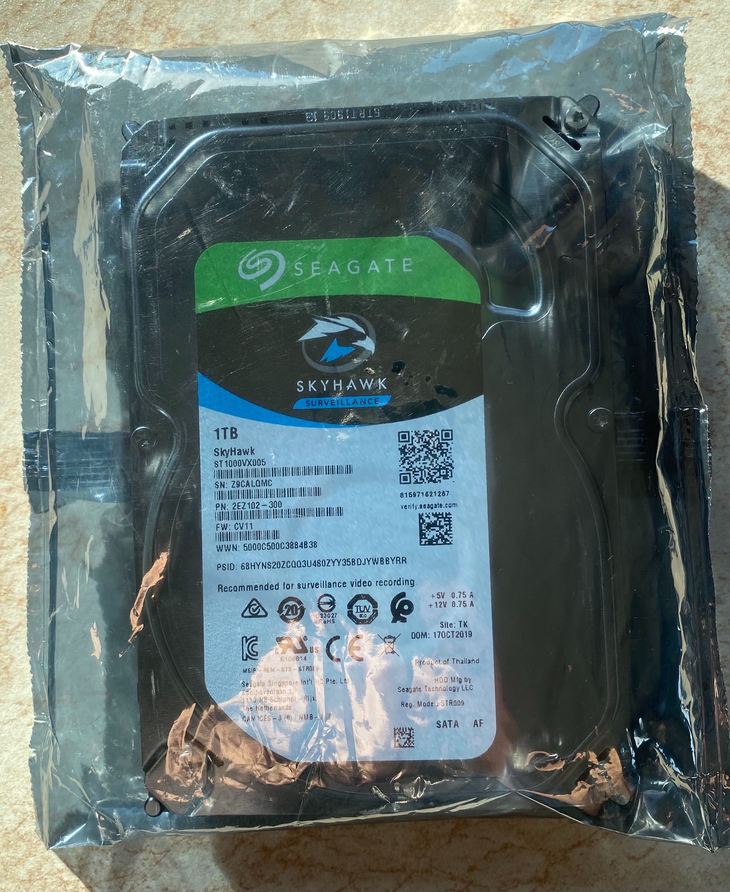 Dysk twardy Seagate SkyHawk 1024 GB SATA III 3,5" – OKAZJA -NOWY