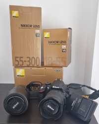 Máquina Fotográfica NIKON D3200 + 2 Lentes - AF-S DX 18-55mm e 50-300