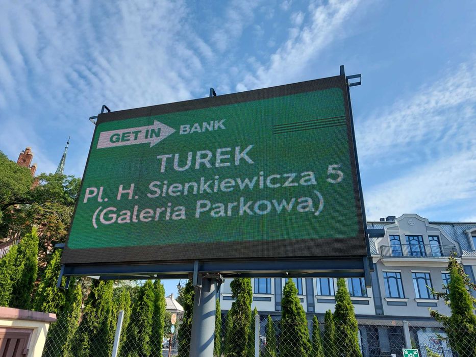 Telebim 9,21 m2 (kompletny z konstrukcją i podstawą))