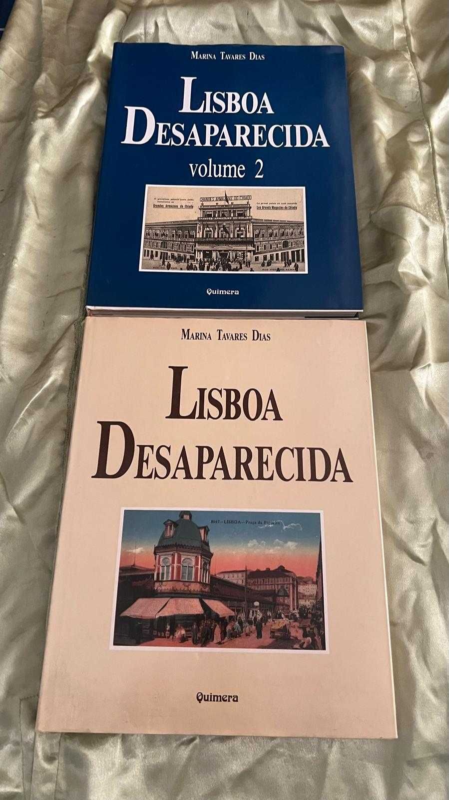 Volume 1 e 2 de Lisboa Desaparecida - Maria Tavares Dias