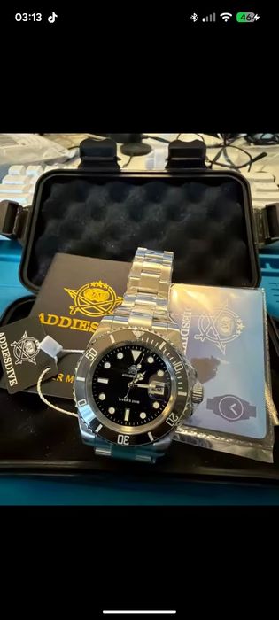 Relógio de mergulho Addisdive à Prova de Água 200M