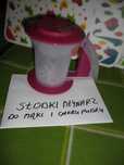 fajny nowy pojemnik do przesiewania mąki i cukru z Tupperware