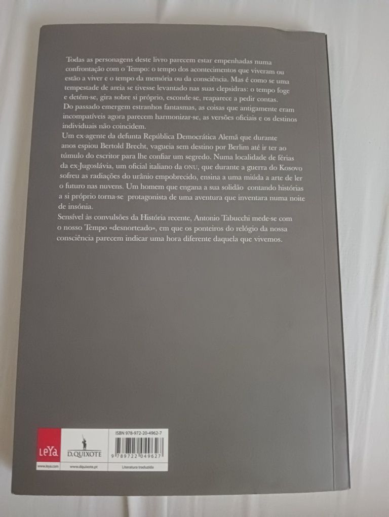 O tempo envelhece depressa