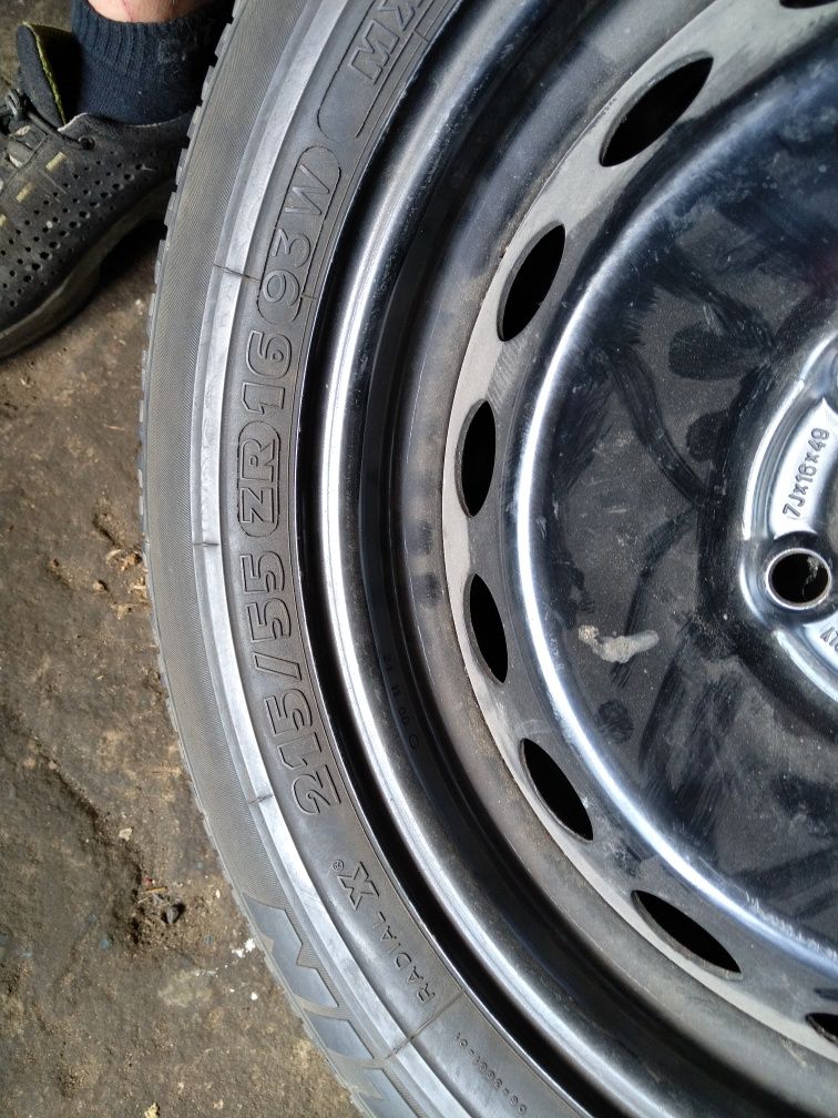 Koło zapasowe Volvo V70 S80 5x108 felga stalowa 16 et49 ,