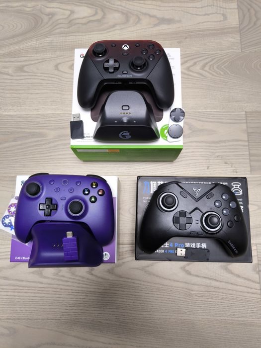 Геймпади Gamesir G7 pro, Flydigi vader 4 pro, 8bitDo 2c  wireless ulti