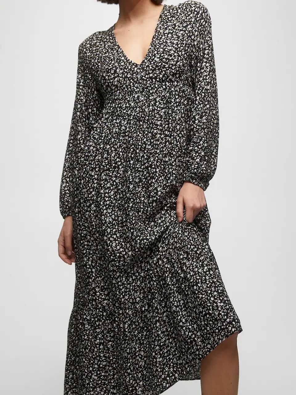 Сукня жіноча pull&bear zara,M,квіти,платя,плаття,шляркою,пишна,літня