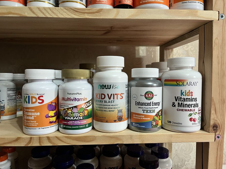Omega3 для дітей, вітамін D3 для дітей, мультивітаміни дитячі