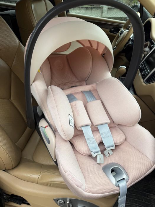 Автокрісло Cybex Cloud T Pech Pink рожеве автокресло авто кресло