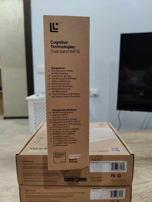 Роутер WI-FI 6: Linksys Velop Micro 6 AX3000