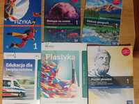Podręczniki 1 klasa fizyka, biologia, edb, plastyka, polski