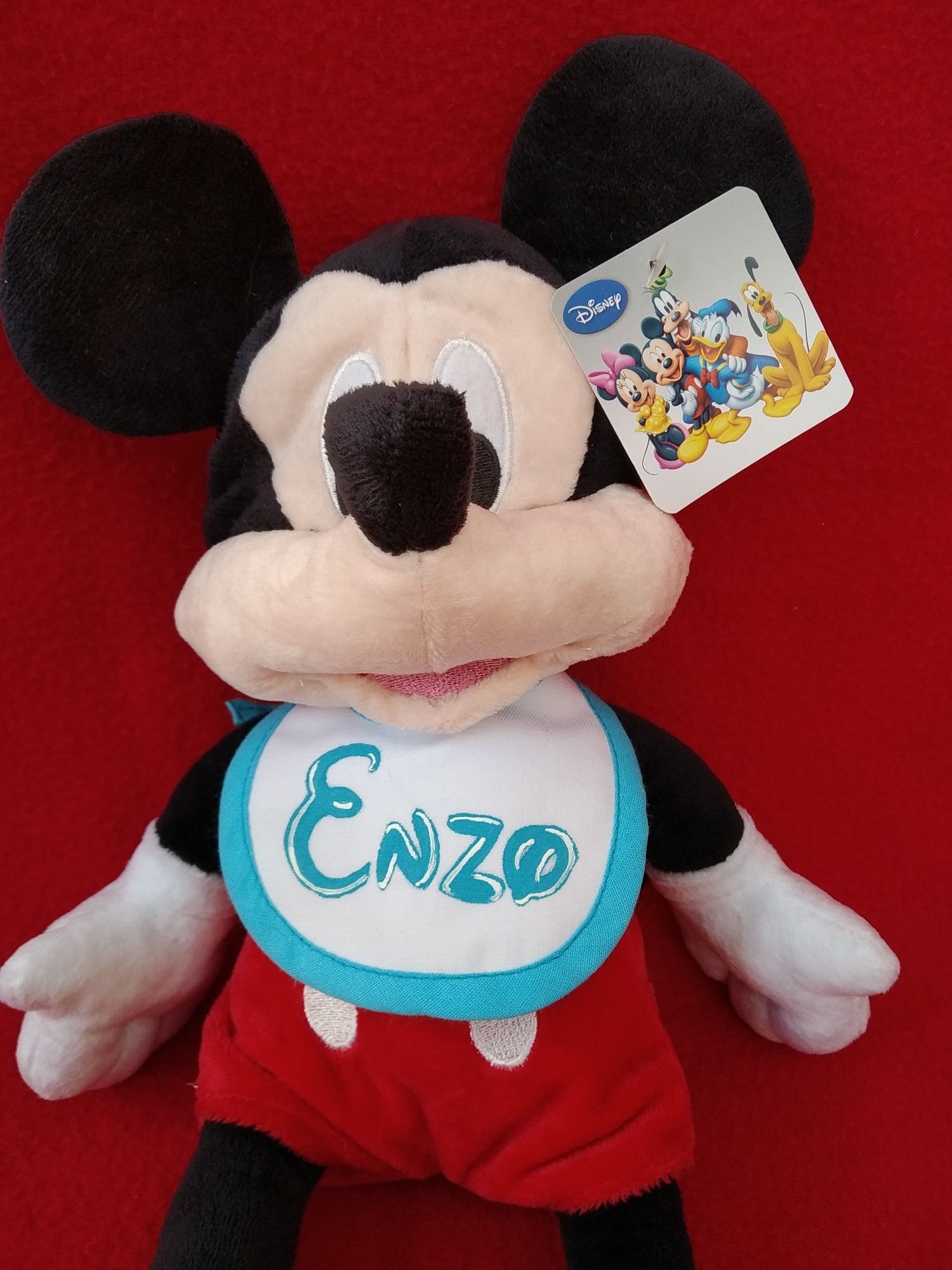 Minnie e Mickey com nome 40 cm